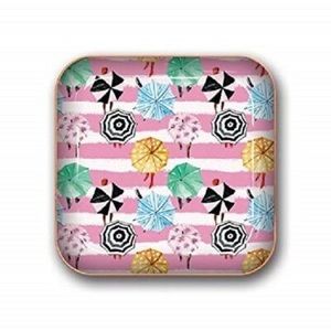 Studio Oh pink and white umbrella trinket tray!!